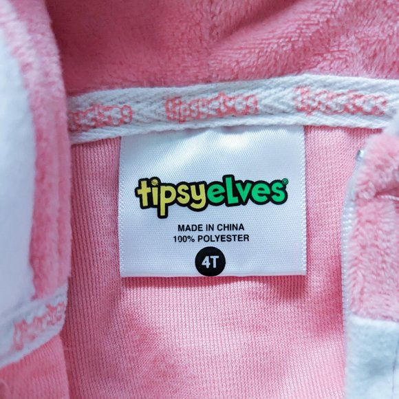 Tipsy Elves Pink Bear Costume VGUC 4T - Picture 4 of 6